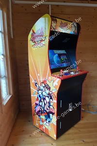 A-G 26 LCD arcade met 4500 GAMES 'STREET FIGHTER' + LED verlichting met afstandsbediening 4