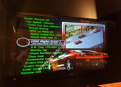 A-G 26 LCD RACING arcade met 106 RACING GAMES 10