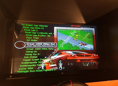 A-G 26 LCD RACING arcade met 106 RACING GAMES 12