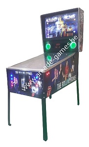 P-G 48 LCD PINBALL met 1080 games **THE ROLLING STONES** 2