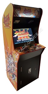 A-G 26 LCD arcade met 4500 GAMES 'STREET FIGHTER' + LED verlichting met afstandsbediening 10