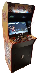 A-G 26 LCD arcade met 4500 GAMES 'STREET FIGHTER' + LED verlichting met afstandsbediening 11