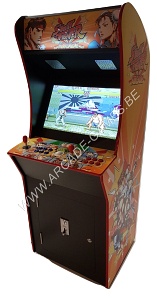 A-G 26 LCD arcade met 4500 GAMES 'STREET FIGHTER' + LED verlichting met afstandsbediening 15