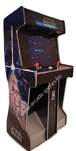 A-G 32 LCD arcade met 4500 GAMES 'editie 2020 STAR WARS' + LED verlichting met afstandsbediening 12