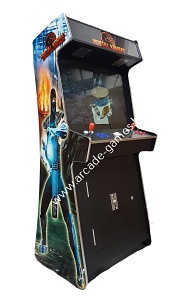A-G 32 LCD arcade met 4500 GAMES SLIM CASE 'MORTAL KOMBAT' en LED verlichting + afstandsbediening 4