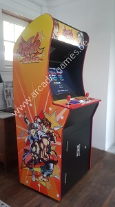 A-G 26 LCD arcade met 4500 GAMES 'STREET FIGHTER' + LED verlichting met afstandsbediening 16