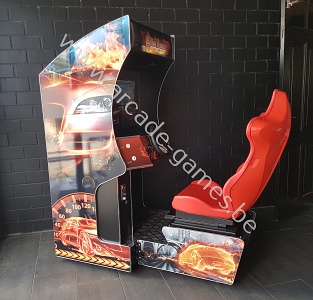 A-G 32 LCD RACING arcade met SEAT en 106 RACING GAMES 5