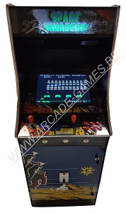 A-G 20.5 LCD arcade met 3500 GAMES 'SPACE INVADER' 12