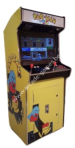 A-G 26 LCD arcade met 4500 GAMES 'PAC-MAN' + LED verlichting met afstandsbediening 12