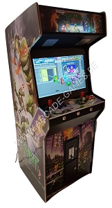A-G 26 LCD arcade met 4500 GAMES 'TURTLES' + LED verlichting met afstandsbediening 11