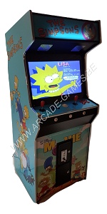 A-G 26 LCD arcade met 4500 GAMES 'THE SIMPSONS'  + LED verlichting met afstandsbediening 10
