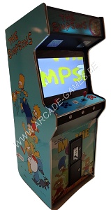 A-G 26 LCD arcade met 4500 GAMES 'THE SIMPSONS'  + LED verlichting met afstandsbediening 2