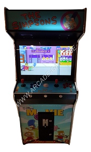 A-G 26 LCD arcade met 4500 GAMES 'THE SIMPSONS'  + LED verlichting met afstandsbediening 6