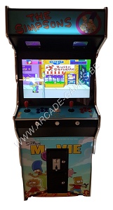 A-G 26 LCD arcade met 4500 GAMES 'THE SIMPSONS'  + LED verlichting met afstandsbediening 7