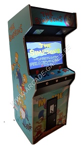 A-G 26 LCD arcade met 4500 GAMES 'THE SIMPSONS'  + LED verlichting met afstandsbediening 11