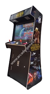 A-G 32 LCD arcade met 4500 GAMES SLIM CASE 'STAR WARS' + LED verlichting met afstandsbediening 5