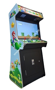 A-G 32 LCD arcade met 4500 GAMES SLIM CASE 'SUPER MARIO' en LED verlichting + afstandsbediening 10