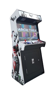 A-G 32 LCD arcade met 4500 GAMES SLIM CASE 'BATMAN' en LED verlichting + afstandsbediening 4