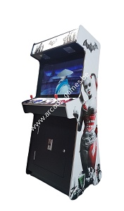A-G 32 LCD arcade met 4500 GAMES SLIM CASE 'BATMAN' en  LED verlichting + afstandsbediening 5