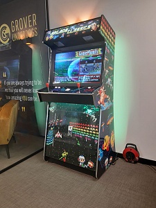 A-G 32 LCD arcade met 4500 GAMES SLIM CASE 'ARCADE CLASSIC' + LED verlichting met afstandsbediening 2