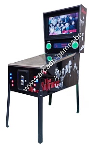 P-G 42'LCD PINBALL met 1080 games 'THE SOPPRANOS' 2