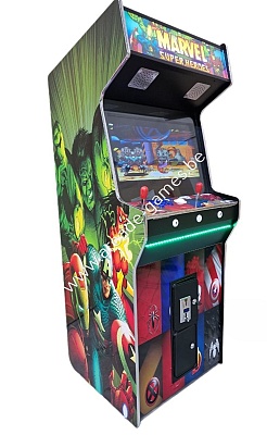 A-G 27 LCD arcade met 4500 GAMES 'MARVEL' + LED verlichting met afstandsbediening