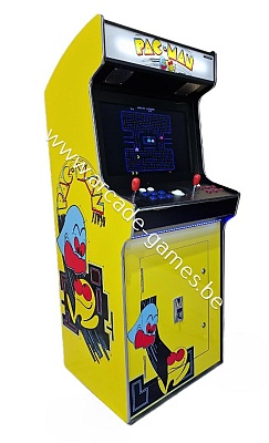 A-G 27' LCD arcade met 4500 GAMES 'PAC-MAN' + LED verlichting met afstandsbediening