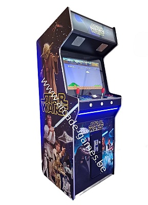 A-G 27 LCD arcade met 4500 GAMES 'STAR WARS' + LED verlichting met afstandsbediening