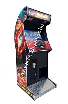 A-G 26 LCD RACING arcade met 150 RACING GAMES --BURNIN RUBBER--