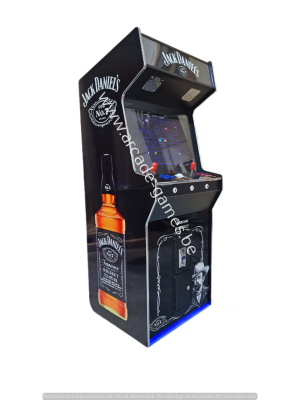 A-G 27 LCD arcade met 4500 GAMES 'JACK DANIELS' + LED verlichting met afstandsbediening