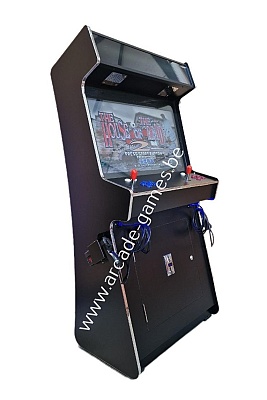 A-G 32 LCD arcade met 4500 GAMES + 2 LIGHTGUNS + LED BLACK
