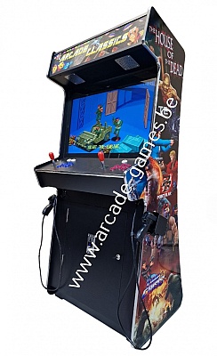 A-G 32 LCD arcade met 4500 GAMES + 2 LIGHTGUNS NP