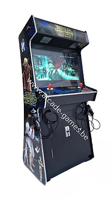 A-G 32 LCD arcade met 12800 GAMES + 2 LIGHTGUNS + LED 'STAR WARS'
