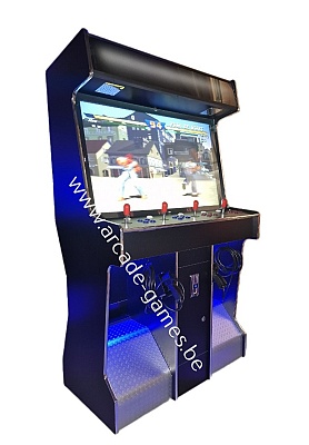 A-G 42 LCD 4 PLAYER ARCADE 4500 GAMES + LED + 2 LIGHTGUNS -BLACK-