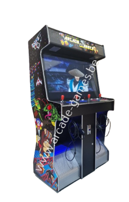 A-G 42 LCD 4 PLAYER ARCADE 4500 GAMES + LED + 2 LIGHTGUNS -ARCADE CLASSIC-