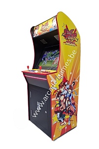 A-G 26 LCD arcade met 4500 GAMES 'STREET FIGHTER' + LED verlichting met afstandsbediening