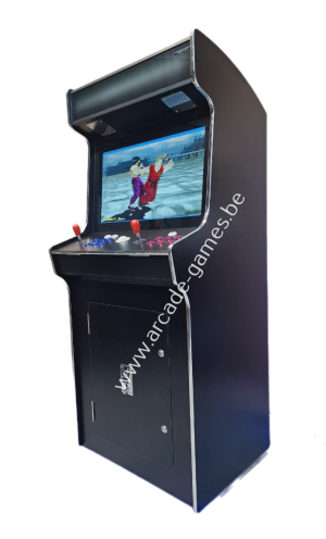 A-G 27 LCD arcade met 4500 GAMES 'FULL BLACK' + LED verlichting met afstandsbediening
