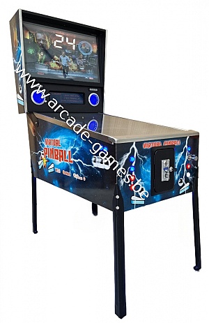 P-G 48" LCD PINBALL met 1080 games "VIRTUAL PINBALL"