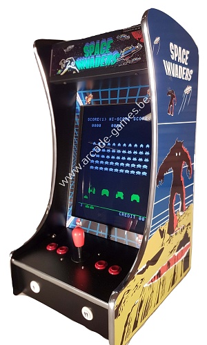 A-G 19 LCD tafelarcade met 60 GAMES "SPACE INVADER"